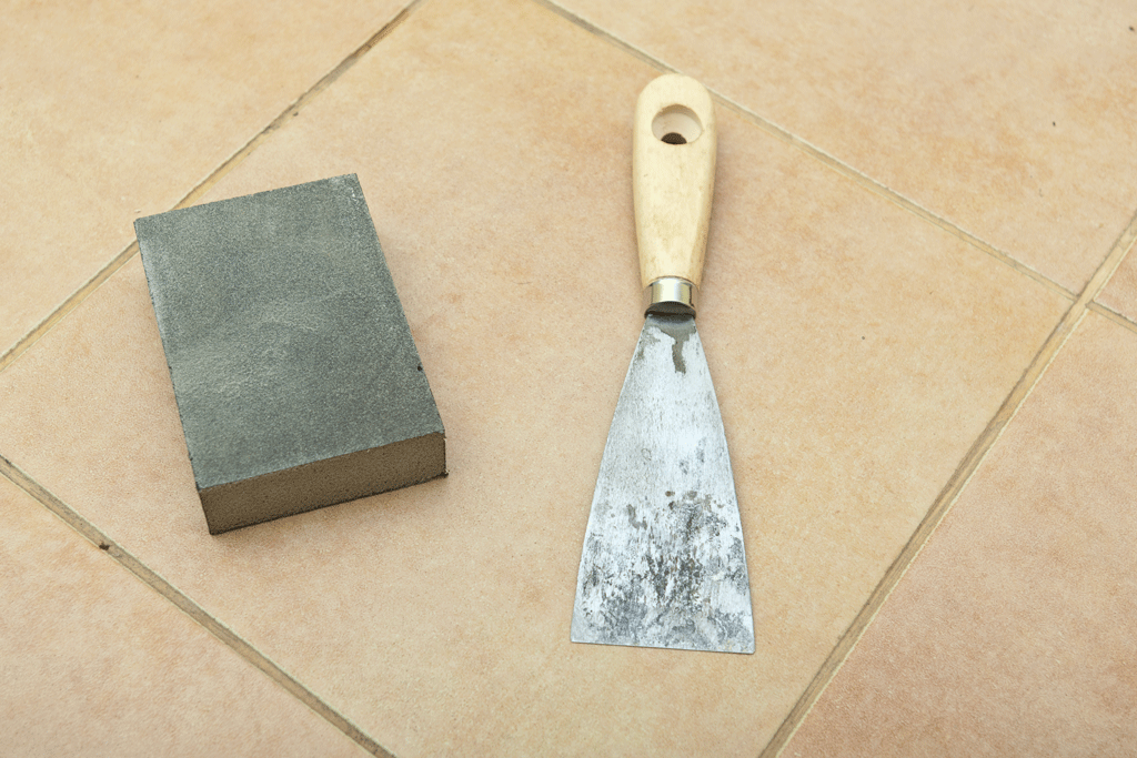 How to remove grout from tiles