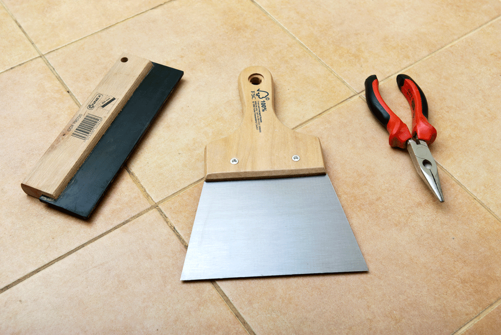 How to grout floor tiles