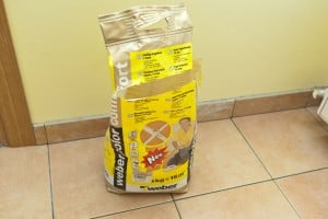 Colored grout